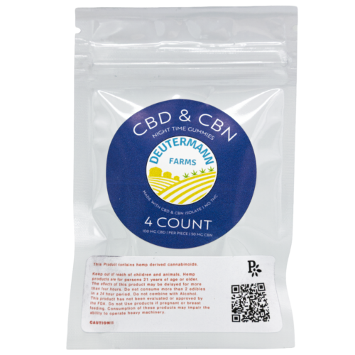 Deuterman Farms – CBD + CBN Nighttime Gummies