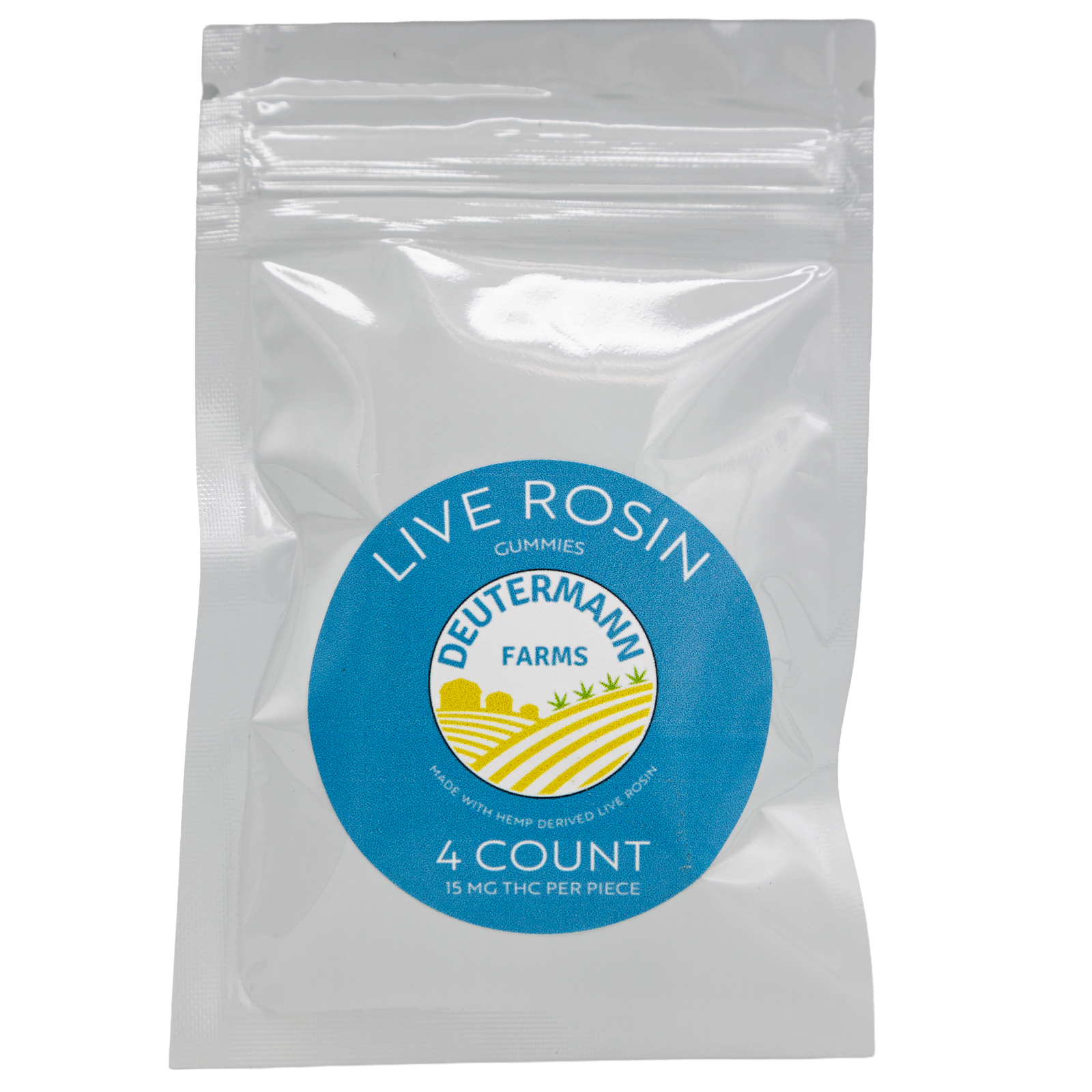 Deuterman Farms – Live Rosin Gummies – 60mg / 300mg