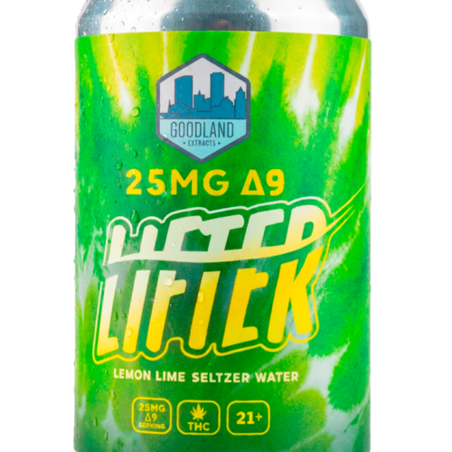 Goodland High Lifter Lemon Lime THC Seltzer – 25mg Delta 9