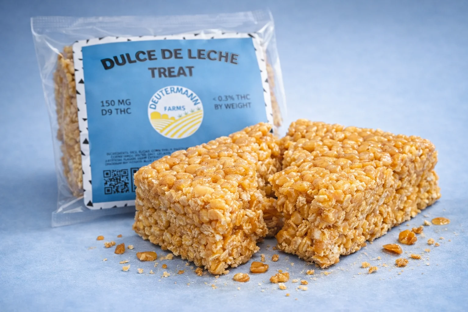 Deutermann Farms dulce de leche 150mg Delta-9 THC cereal treat