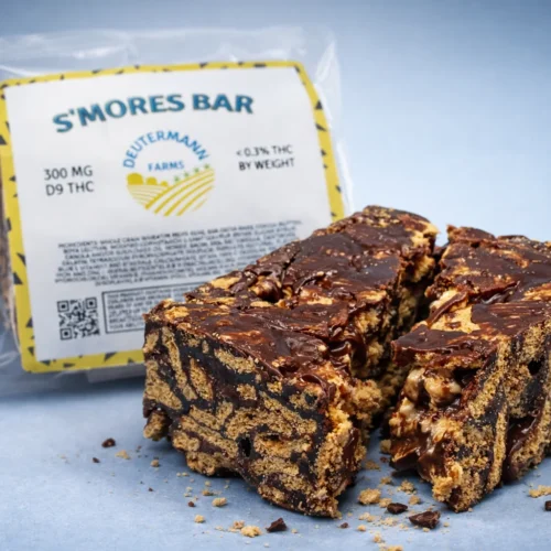 Deutermann Farms s'mores 300mg Delta-9 THC bar